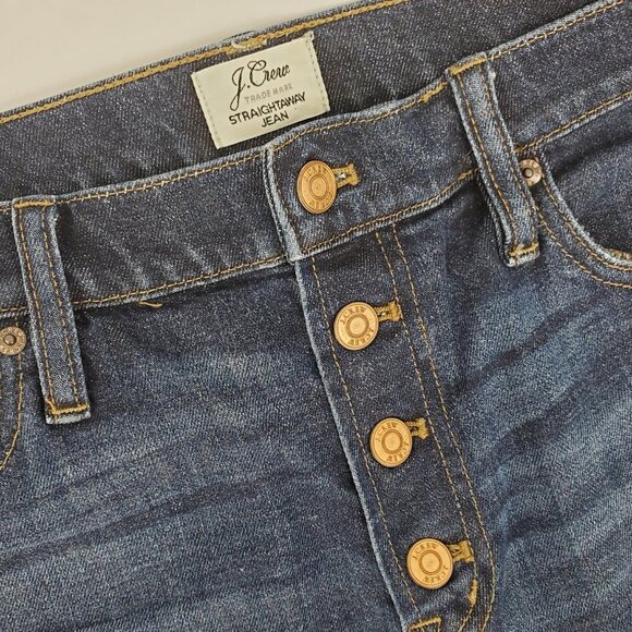 J.Crew Straightaway Button-Fly Straight Leg Jeans - Picture 5 of 13